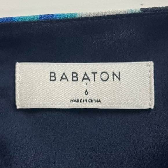 Aritzia Babaton Maxwell Midi Dress in Blue Floral - Picture 10 of 13